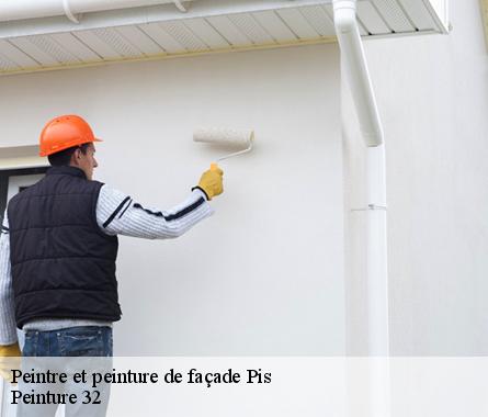 Peintre et peinture de façade  pis-32500 Peinture 32