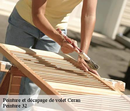 Peinture et décapage de volet  ceran-32500 Peinture 32