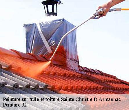 Peinture sur tuile et toiture  sainte-christie-d-armagnac-32370 Peinture 32