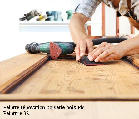 Peintre rénovation boiserie bois  pis-32500 Peinture 32